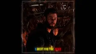 I went for the head - Thor edit