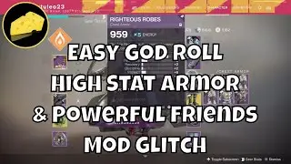 Easy God Roll Armor and Powerful Friends Glitch