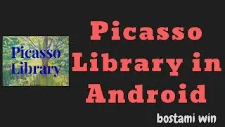 how to use picasso library in android