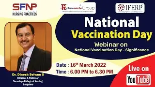 Webinar on National Vaccination Day - Significance | IFERP