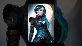 4k AI Девушка часовщик | The watchmaker girl