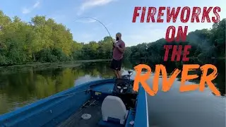 The FIREWORKS almost RUINED my BEST CATCH of the day!!!