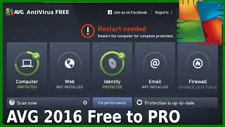 AVG 2016 Free Antivirus Install with Advanced Settings and Scan