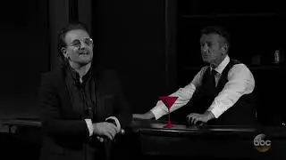Bono y Chris Martin cantan 'One for My Baby' con un cameo de Sean Penn
