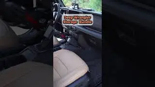 Jeep Wrangler JL/JK Storage bundle 🚙 #jeep #jeepwrangler #shorts #jeepgirl #jeepmods #asmr