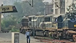 Full जलवा ! Udaipur - Mysore Humsafar 130 KMPH Diesel Journey with WDP-4B BGKT