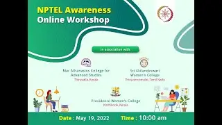 LIVE _ NPTEL Local Chapter Awareness Workshop 2022