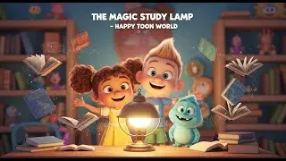💡 The Magic Study Lamp ✨ | SMART LEARNING | Happy Toon World