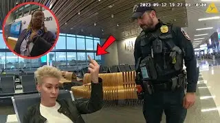 Karen Completely Loses Control at the Airport After Assaulting Flight Attendants &mdash; Ends in Handcuffs