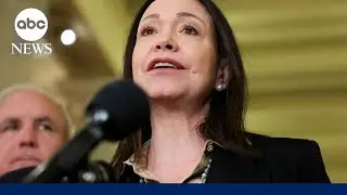 Marina Corina Machado meets with lawmakers on Capitol Hill