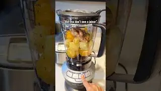 Juicing without a juicer is easy with this recipe! ☺️🍋🍊🫚 #blender #citrus #juicing