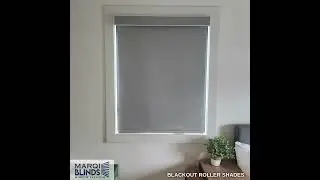 MarQi Blinds - Total Light Control & Privacy &ndash; Blackout Roller Shades! 🖤 #marqiblinds #shades