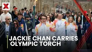 Legend Jackie Chan carries the 2026 Milano Cortina Olympic torch| NewsX World