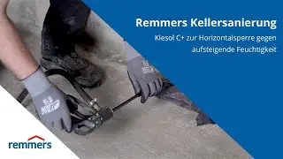 🔧 Remmers Kellersanierung – Kiesol C+ zur Horizontalsperre gegen aufsteigende Feuchtigkeit