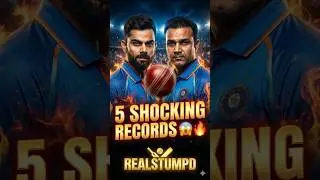 Cricket Ke 5 UNBELIEVABLE Records 😱 | Number 1 Dekhkar Hil Jaoge! 🔥 #shorts #Cricket