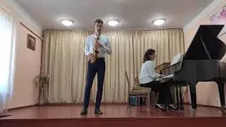 П. Крестон «Соната для саксофона и фортепиано» 1 ч.