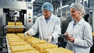 Insid the Maggi noodles are made in factory #magginoodles 