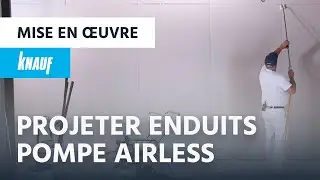 Projection mécanisée des enduits EPE avec pompe Airless ► Knauf + Wagner PS3 39