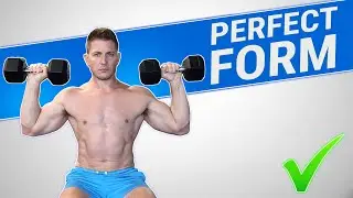 HOW TO: Dumbbell Shoulder Press (BIGGER SHOULDERS & BIGGER BENCH PRESS!) || PERFECT FORM