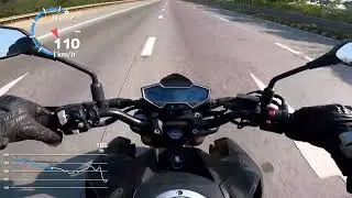 Keeway K300N Cruising Speeds RPM & Vibrations