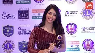 Loveyatri Actress 'Warina Hussain' At The 25th SOL Lions Gold Awards | Bollywood | YOYO Times