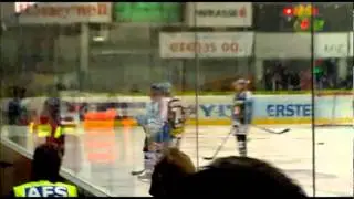 Hockeyfight Black Wings Linz - Villacher SV 04-11-2011