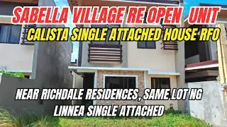 Sabella Village Re Open Calista Single Attached House