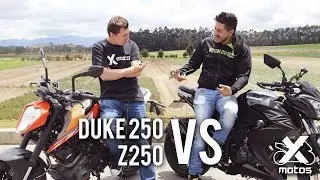 Z250 VS DUKE 250 l DRAG RACE l X MOTOS