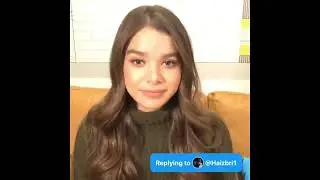 Hailee Steinfeld Live Question Answer Session on Twitter 2018 😍