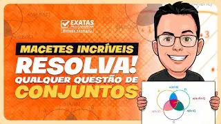Resolva qualquer questão de Conjuntos! Macetes incríveis 🔵🔴