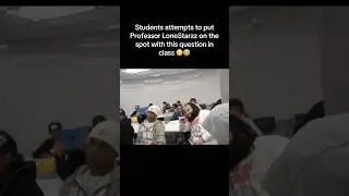Students need to know their place in the classroom🤦🏾&zwj;♂️😭#lonestarzz #class #student #funny #viral