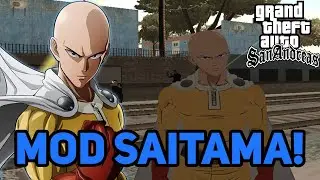 SAITAMA MAMPIR KE LOS SANTOS - Mod One Punch Man Saitama GTA San Andreas!