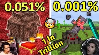 Gamers 1 in Million Moments in Minecraft 🛑 GamerFleet, YesSmartyPie, BBS, Live Insaan