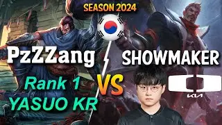 PzZZang vs DK ShowMaker - BEST YASUO KR vs ShowMaker JAYCE Mid - Patch 14.11 KR Ranked GRANDMASTER