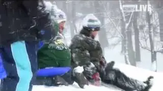 Rodeln mitten in Wien!