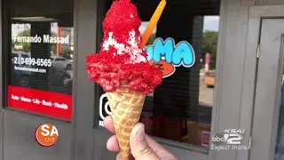 HOT CHEETOS ICE CREAM! | Elder Eats | San Antonio, TX