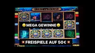 MEGA GEWINN AUF 50&euro; fach 😱 Lord of the Ocean Freispiele 🤑 Spielothek