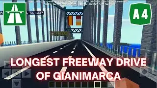 MINECRAFT FREEWAY A4 | THE LONGEST FWY OF GIANIMARCA | Bargio-Spain border | Autostrada su Minecraft
