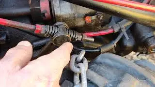 Hi and low gear clutch adjustment on the 61 Gravely model L