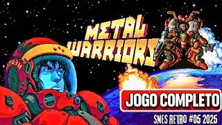 METAL WARRIOR (SNES) &ndash; Gameplay Walkthrough FULL GAME 100% 60FPS &ndash; No Commentary / Retro #5 2025