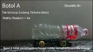 Percobaan Whoosh bottle dengan Luas Area Nosel Berbeda