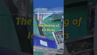 The Making of Ice Packs #phasechange #pcm #phasechangematerials #icepack #coldchain #fyp #factory