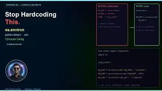 Stop Hardcoding Secrets — Python Environment Variables & .env Files Explained | Ep 65