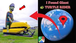 I Found Giant Turtle Rider 🐢 In On Google Earth 🌍 #googleearth #googlemaps #vairalvideo 