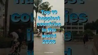 Top 10 happiest countries in the world 2025 #top10 #jappiest #finland #denmark #mexico #india