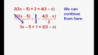 Algebra 2 Course Lesson 4 Solving Linear Equations