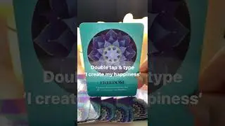 Excellent message today for you #oraclecards #shortsbeta #soul #freedom #happiness