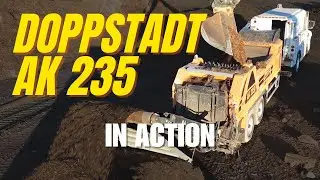 Doppstadt AK 235 Industrial Shredder in Action | Powerful Wood & Green Waste Processing