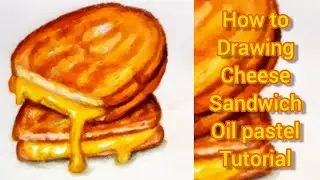How to draw cheese sandwich tutorial #howto #drawing #cheese #sandwich #colour #tutorial 