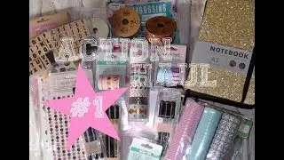 [ HAUL ] ACTION #1 Juni 2018 (der erste Versuch 😂) 🌟ganz viel Bastelkram 🌟